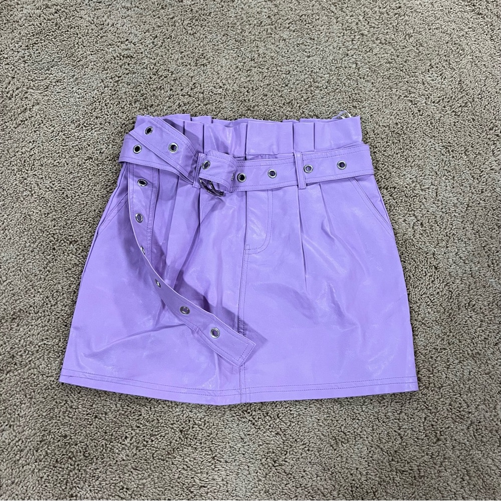 Leather skirt